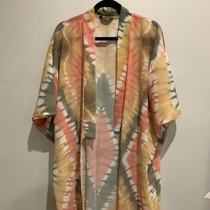 Fun tribal breezy kimono